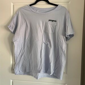 Patagonia Sky Blue Casual Tee